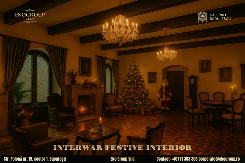 Evenimente de Crăciun București: Magia Crăciunului anilor ’30 la Eko Group Vila, un eveniment unic în Capitală